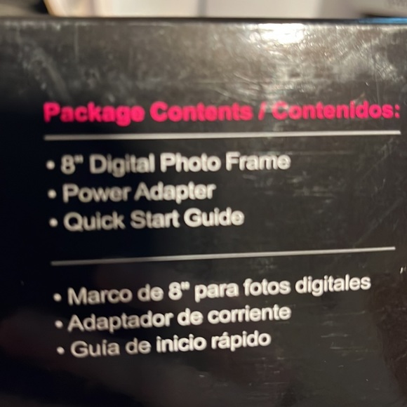 Aluratek 8” Digital photo frame - Picture 5 of 5